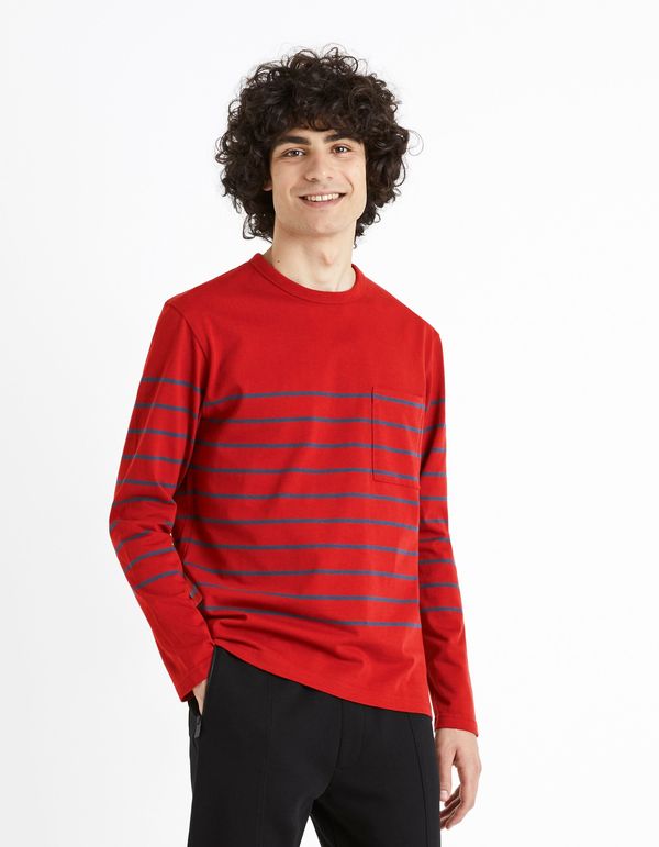 Celio Тениска Celio Striped Veboxmlr - мъже