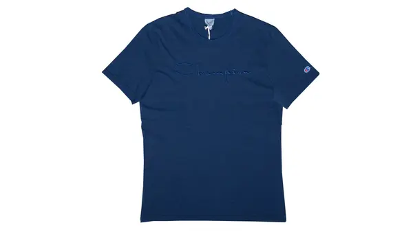 Champion Тениска Champion Crewneck синя