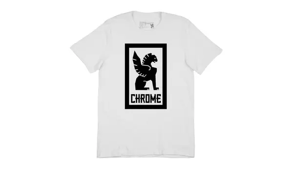 Chrome Тениска Chrome Industries Lock Up Tee бяла