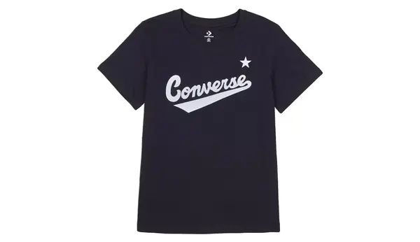 Converse Тениска Converse Center Front Nova Classic, черна