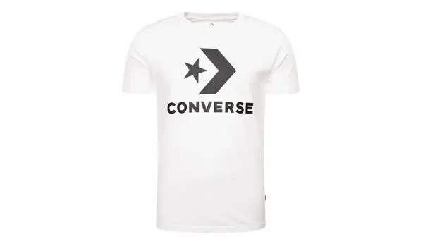 Converse Тениска Converse Center Front Nova Classic Tee бяла