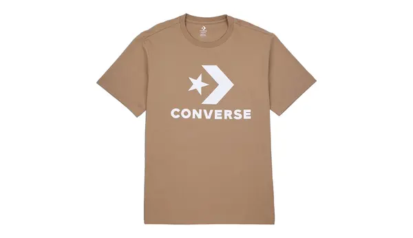 Converse Тениска Converse с голямо лого, кафява