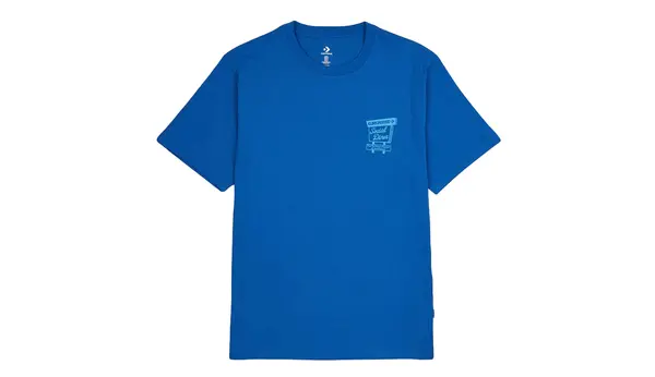 Converse Тениска Converse Social Diner Tee Blue