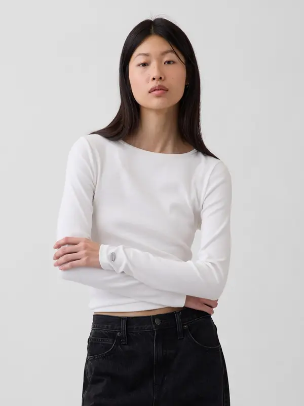 GAP Тениска GAP с връзки на гърба