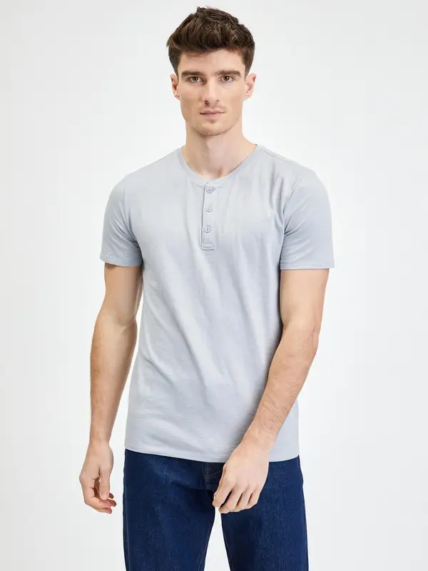 GAP Тениска GAP със закопчаване с копчета - Мъже