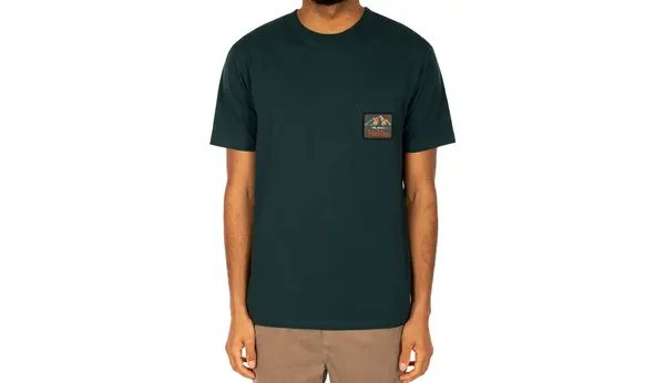 IrieDaily Тениска IrieDaily Gnomed Pocket Tee зелена