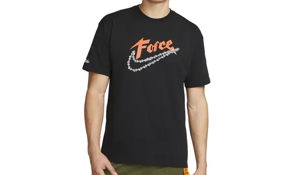 Nike Тениска Nike Force Swoosh черна