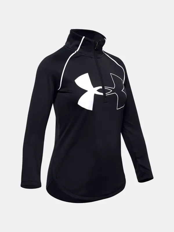 Under Armour Тениска с 1/2 цип за момичета Under Armour
