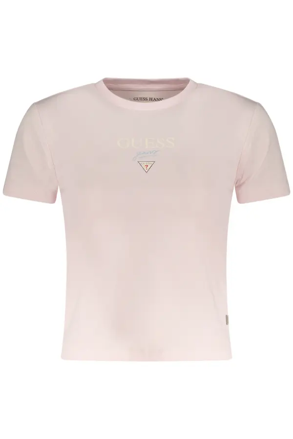 GUESS JEANS Тениска с къс ръкав Guess, розова