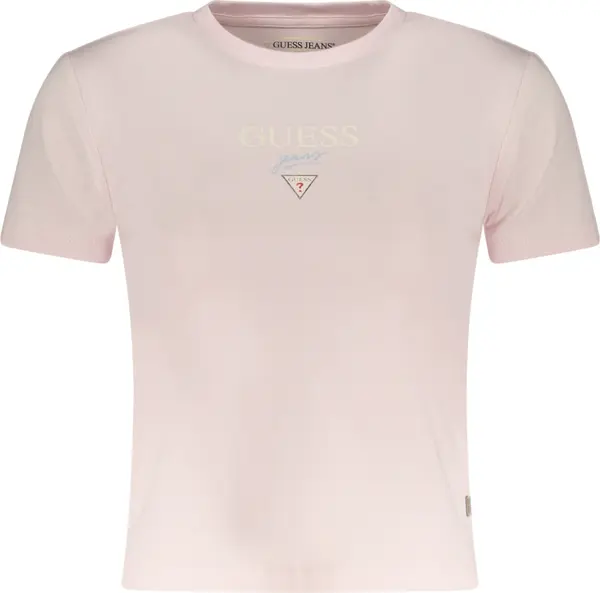 GUESS JEANS Тениска с къс ръкав Guess, розова
