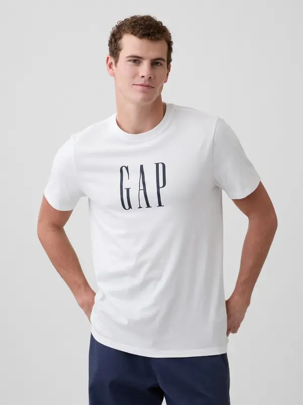 GAP Тениска с лого GAP Everyday Soft