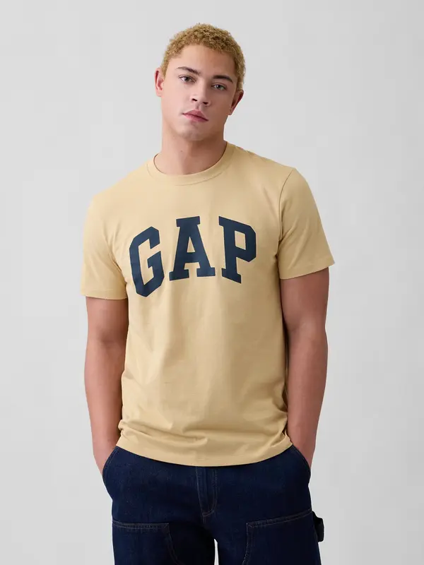 GAP Тениска с лого GAP Everyday Soft