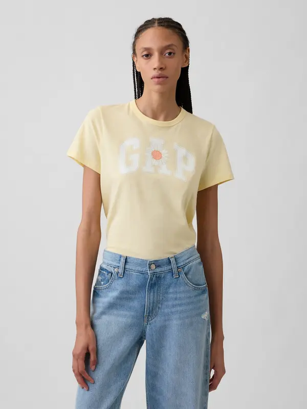 GAP Тениска с лого на GAP