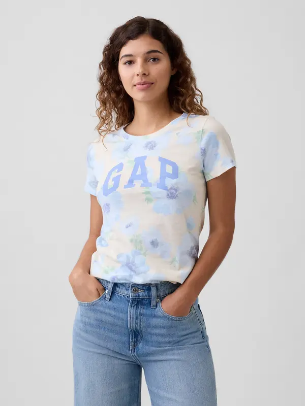 GAP Тениска с лого на GAP