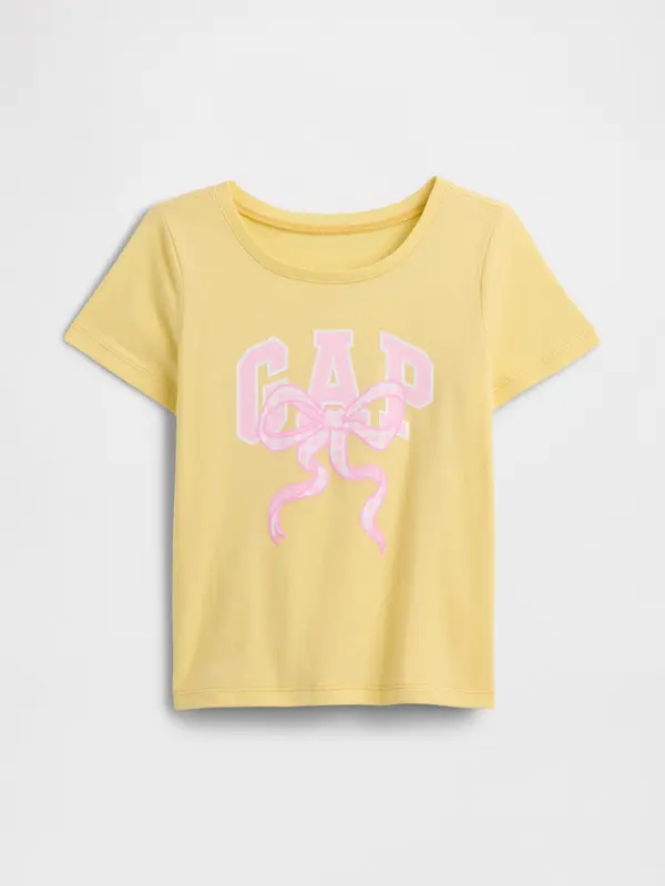 GAP Тениска с лого на GAP за момичета