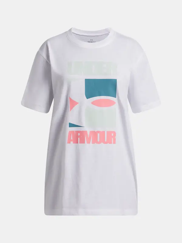 Under Armour Тениска с лого на Under Armour за момичета