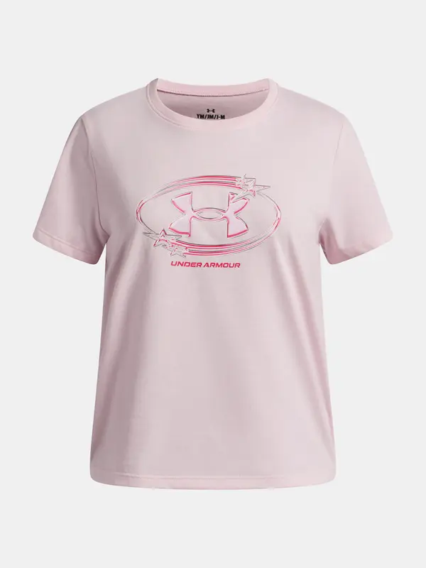 Under Armour Тениска с лого на Under Armour за момичета