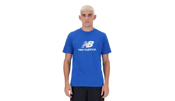 New Balance Тениска с лого New Balance Sport Essentials синя