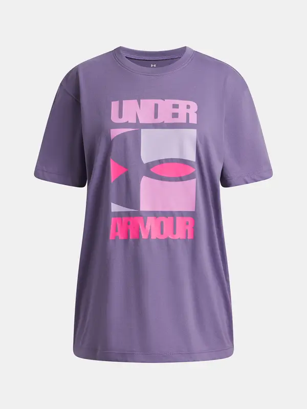 Under Armour Тениска Under Armour UA G BLOCK LOGO за момичета
