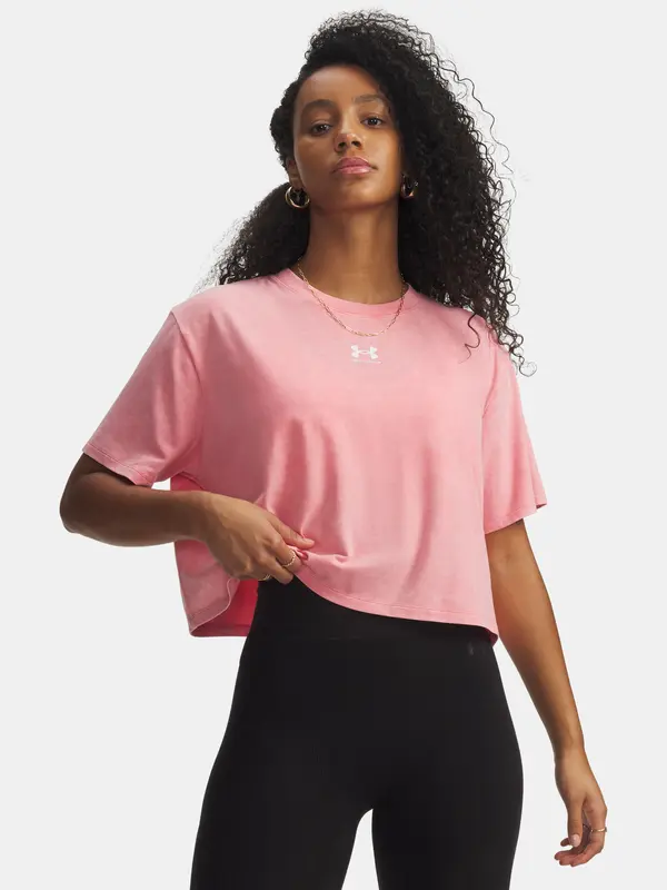 Under Armour Тениска Under Armour UA Rival Boxy Tee