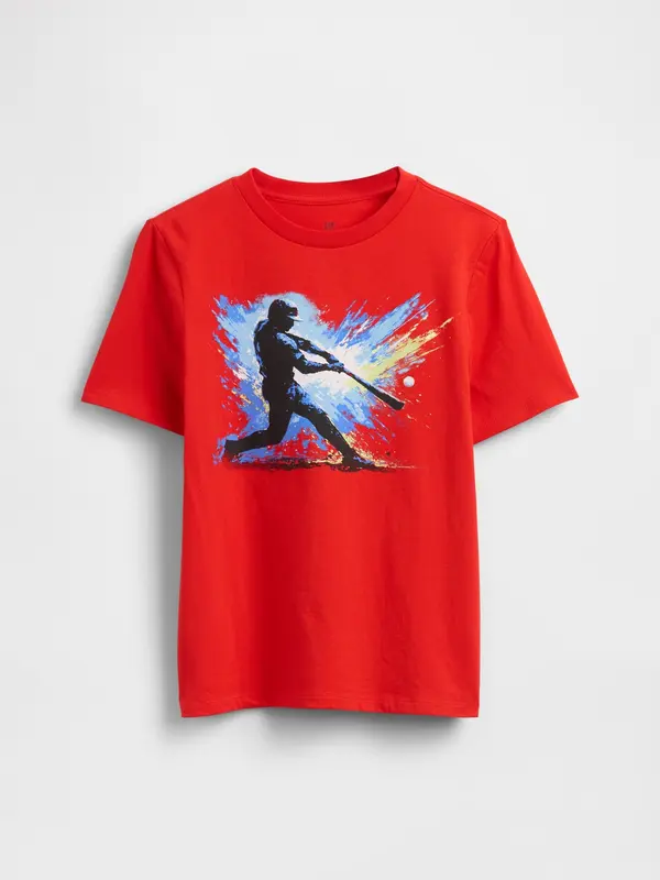 GAP Тениска за момче с щампа GAP