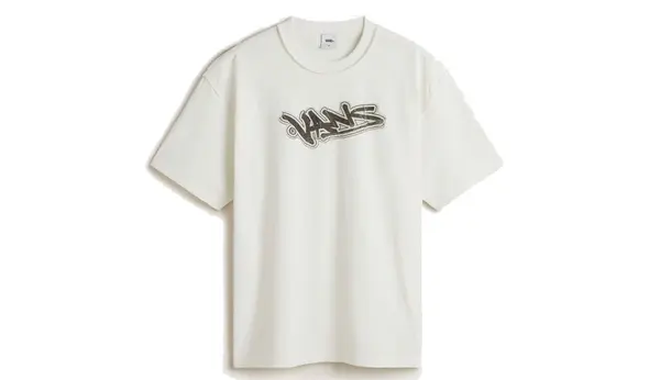 Vans Тениски - Vans LX Slap SS Tee Marshmallow Бял