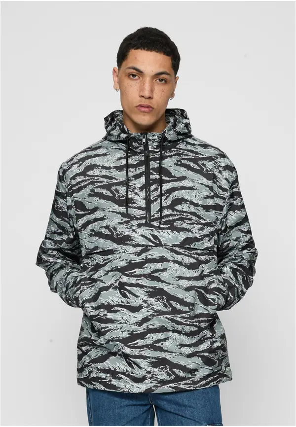 Urban Classics Tiger Camo Pull Over stone camo