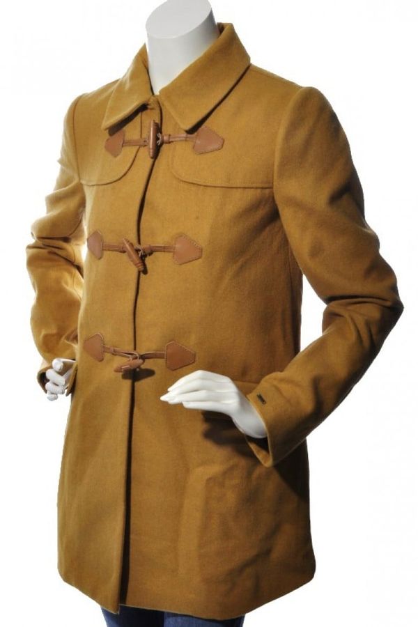 Tommy Hilfiger Tommy Hilfiger Coat - HESTER DUFFLE CO mustard
