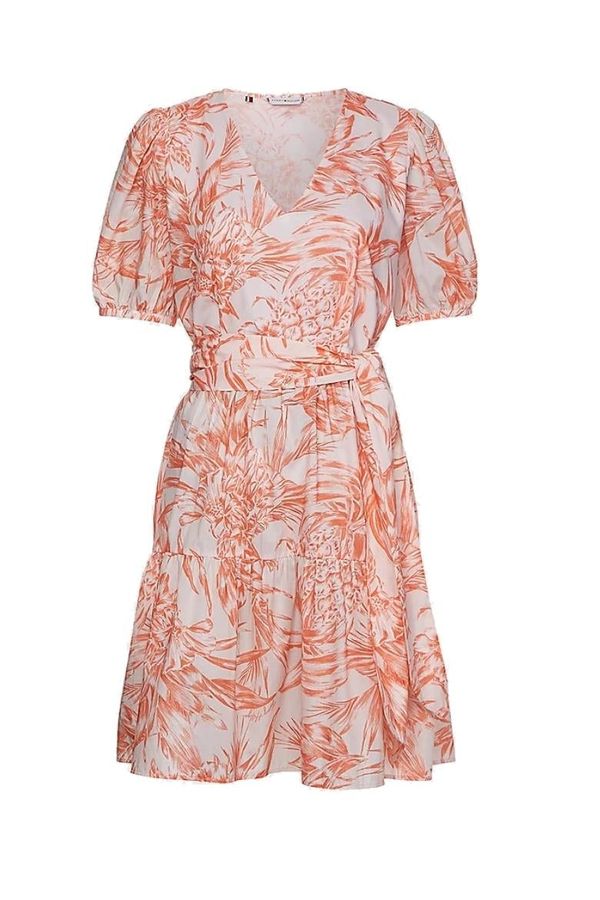 Tommy Hilfiger Tommy Hilfiger Dress - CO VOILE PRINTED KNEE DRESS SS patterned