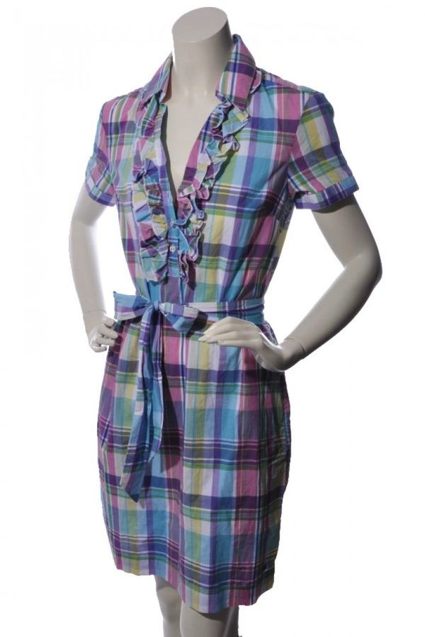 Tommy Hilfiger Tommy Hilfiger Dress - hux chk ruffle with multicolor
