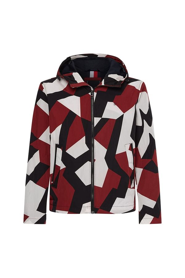Tommy Hilfiger Tommy Hilfiger Jacket - LIGHTWEIGHT HOODED PRINT JACKET patterned