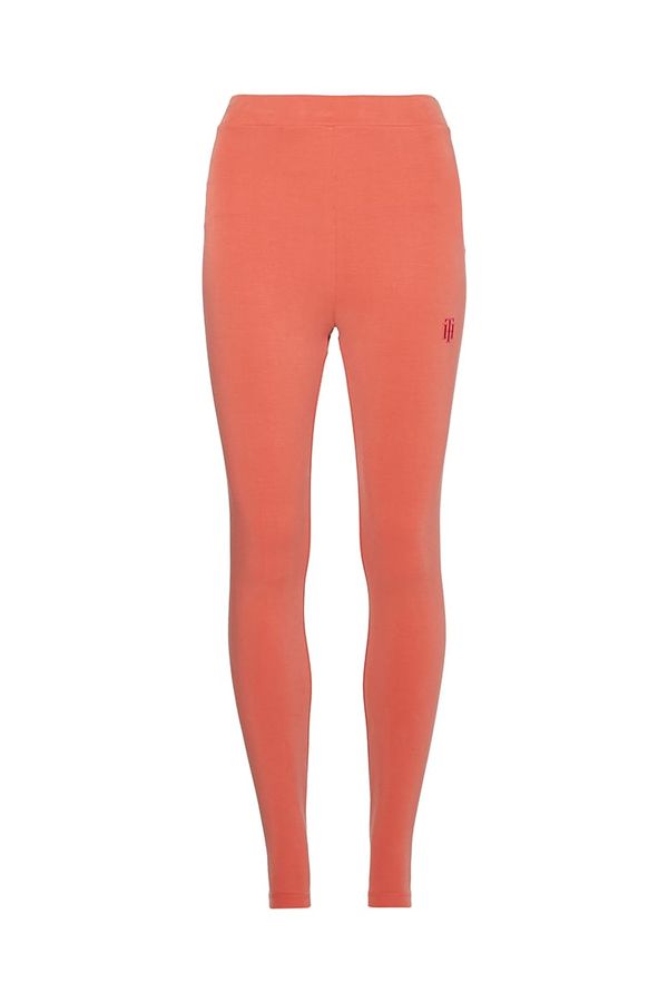 Tommy Hilfiger Tommy Hilfiger Leggings - SKINNY SUEDED MODAL LEGGING orange