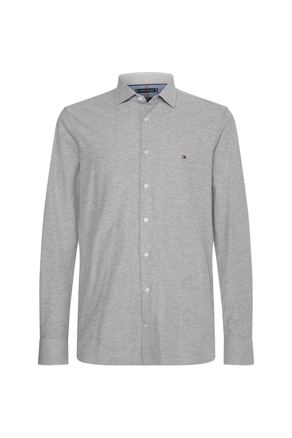 Tommy Hilfiger Tommy Hilfiger Shirt - DC HONEYCOMB KNIT SF SHIRT grey