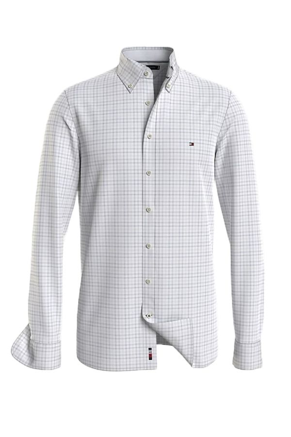 Tommy Hilfiger Tommy Hilfiger Shirt - MULTI GINGHAM SF SHIRT grey