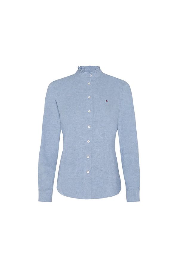 Tommy Hilfiger Tommy Hilfiger Shirt - RECYCLED OXFORD REG LS SHIRT blue