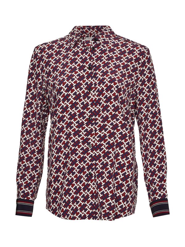 Tommy Hilfiger Tommy Hilfiger Shirt - VIS MONGRAM FLEUR SH patterned