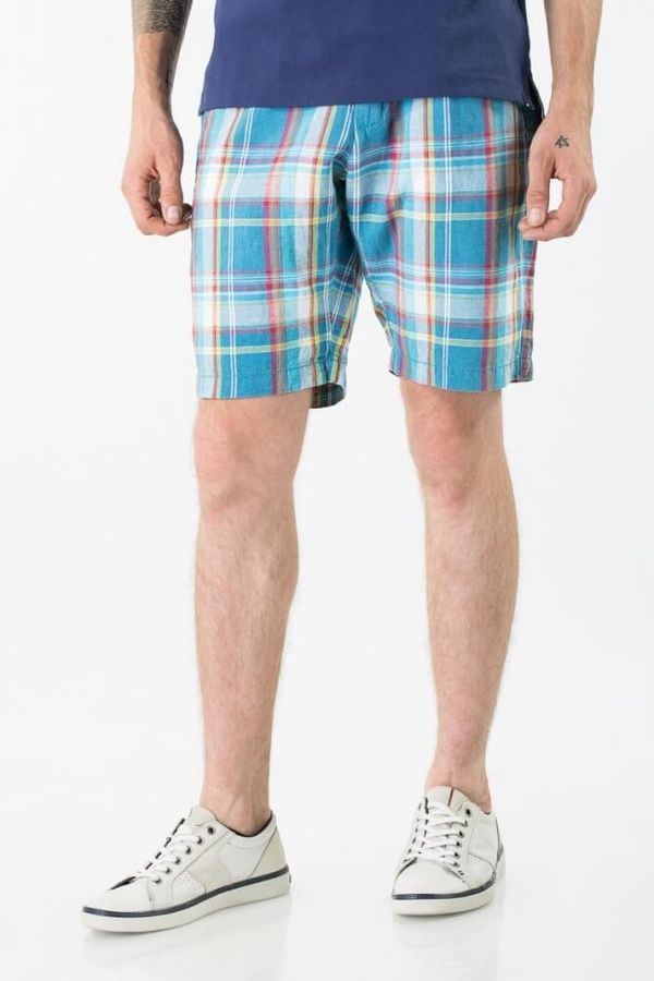 Tommy Hilfiger Tommy Hilfiger Shorts - BROOKLYN SHORT BLUE CHK CO/LI Blue