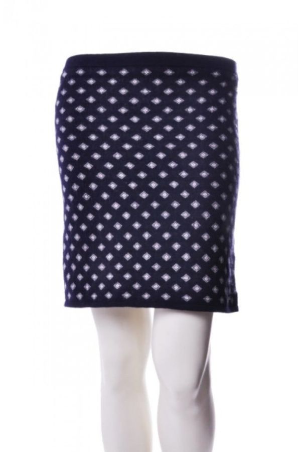 Tommy Hilfiger Tommy Hilfiger Skirt - TALBOT FAIRISLE SKIRT dark blue