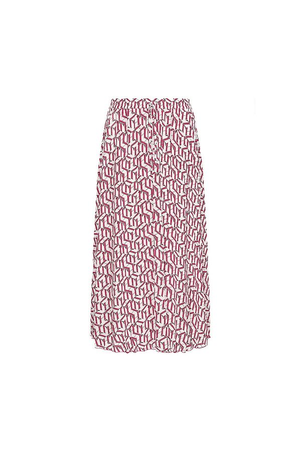 Tommy Hilfiger Tommy Hilfiger Skirt - TH CUBE PLEATED MIDI SKIRT cyclamen