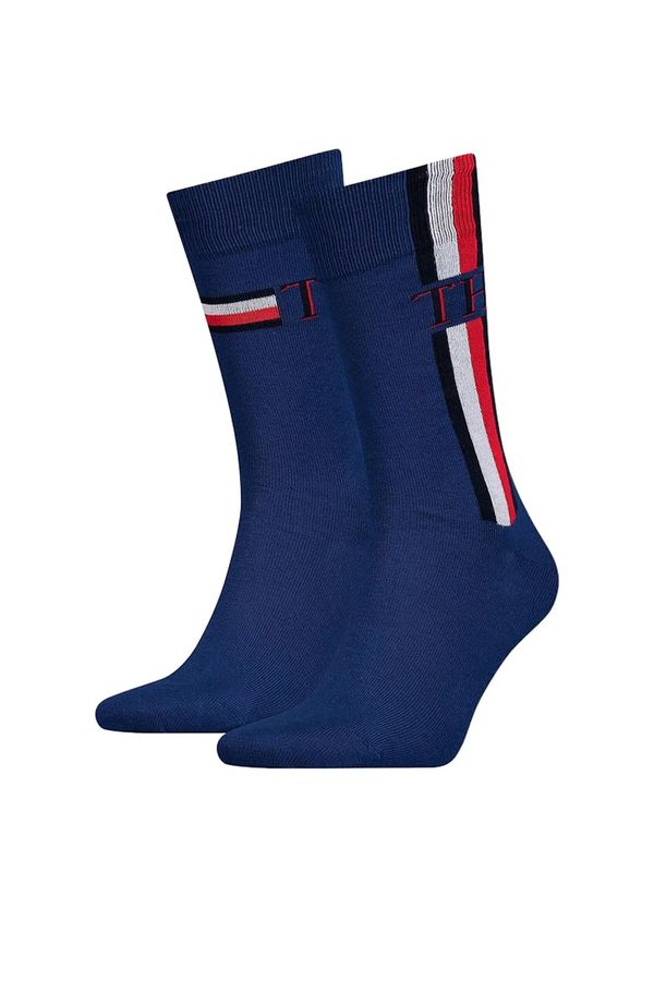Tommy Hilfiger Tommy Hilfiger Socks - TH MEN SOCK 2P ICONIC STRIPE blue