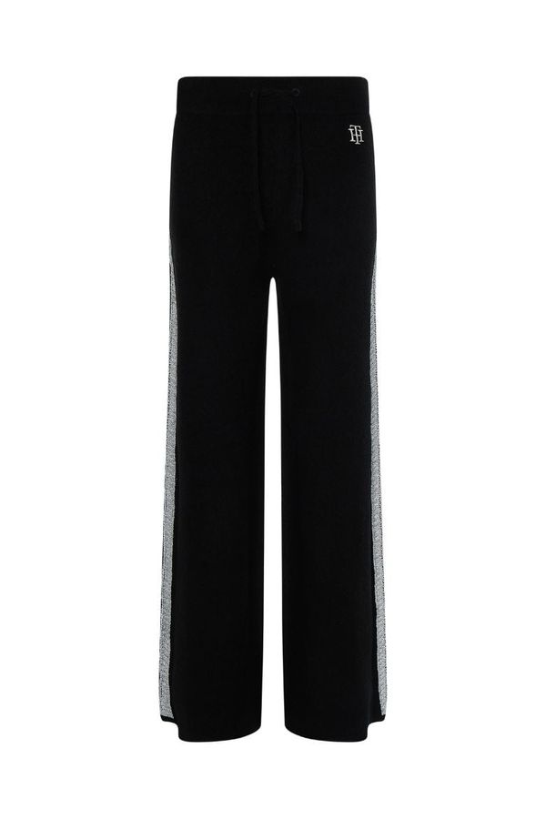 Tommy Hilfiger Tommy Hilfiger Sweatpants - TH FLEX WIDE LEG PANT black