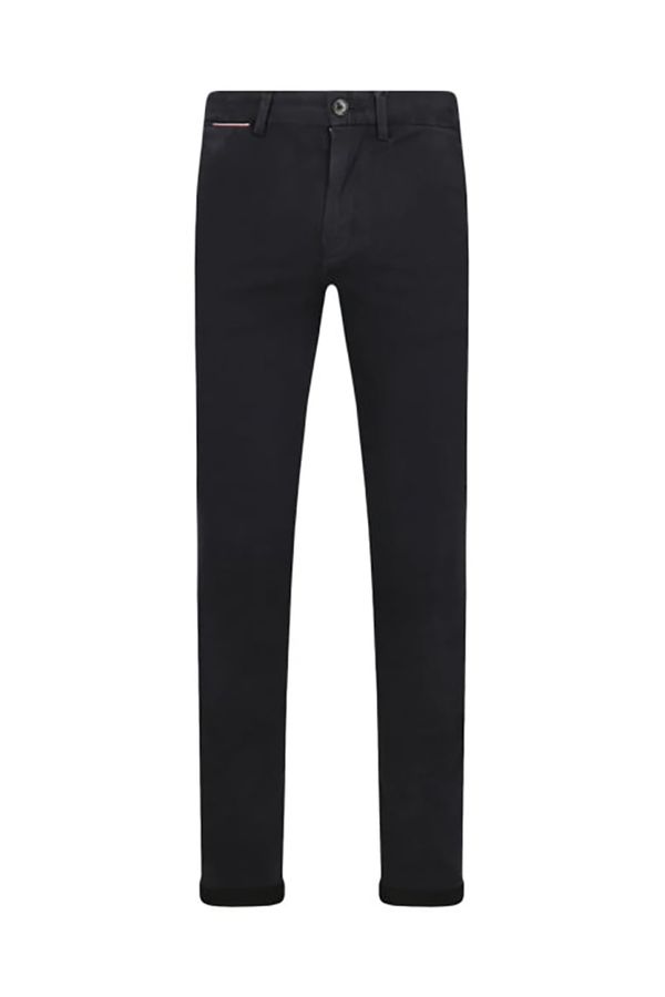 Tommy Hilfiger Tommy Hilfiger Trousers - BLEECKER TH FLEX SATIN CHINO GMD blue