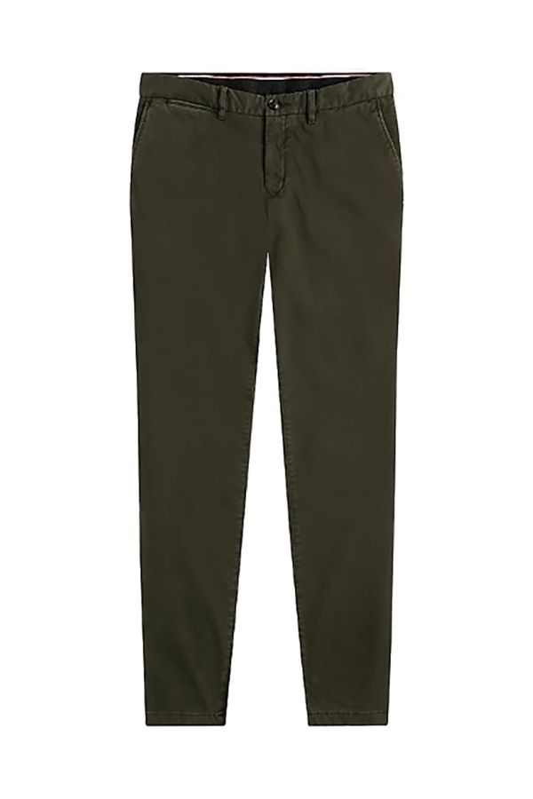 Tommy Hilfiger Tommy Hilfiger Trousers - BLEECKER TH FLEX SOFT TWILL green