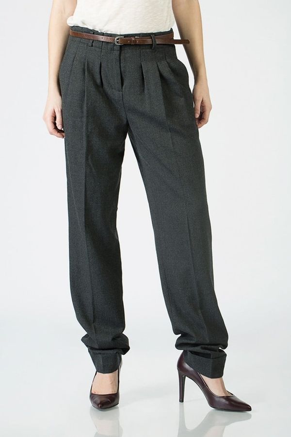 Tommy Hilfiger Tommy Hilfiger Trousers - P11 FLANNEL WOOL grey