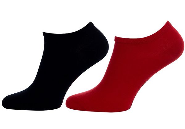 Tommy Hilfiger Tommy Hilfiger Woman's 2Pack Socks 343024001 Red/Navy Blue