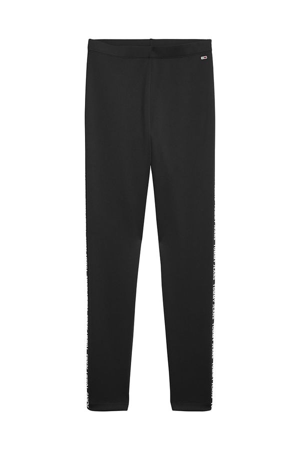 Tommy Hilfiger Tommy Jeans Leggings - TJW SKINNY TAPE LEGGINGS black