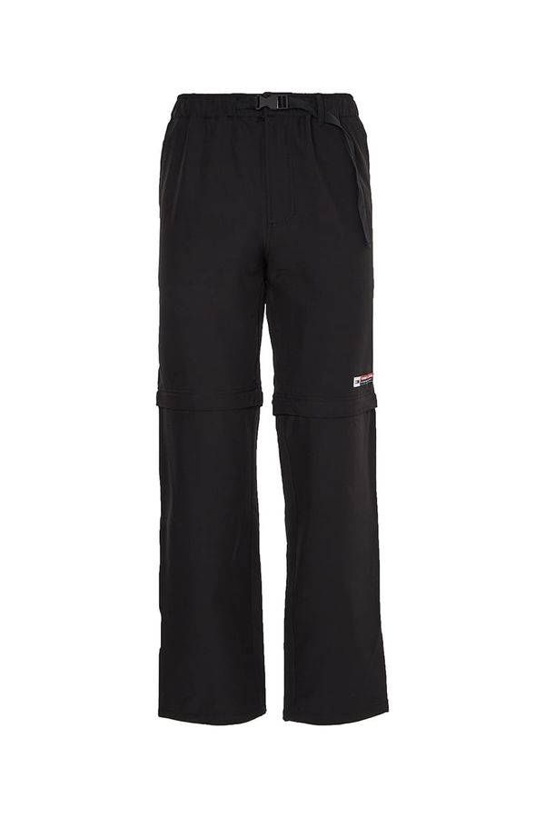 Tommy Hilfiger Tommy Jeans Pants - TJU WINDEAKER ZIP OFF PANT black