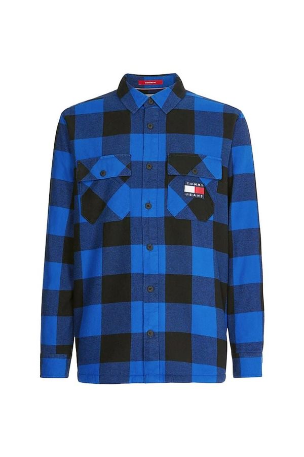 Tommy Hilfiger Tommy Jeans Shirt - TJM SHERPA FLANNEL O Blue
