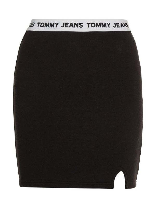 Tommy Hilfiger Tommy Jeans Skirt - TJW LOGO WAISTBAND HWK SKIRT black