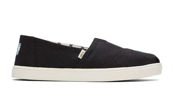 Toms Toms Alpargata Cupsole Slip On черни